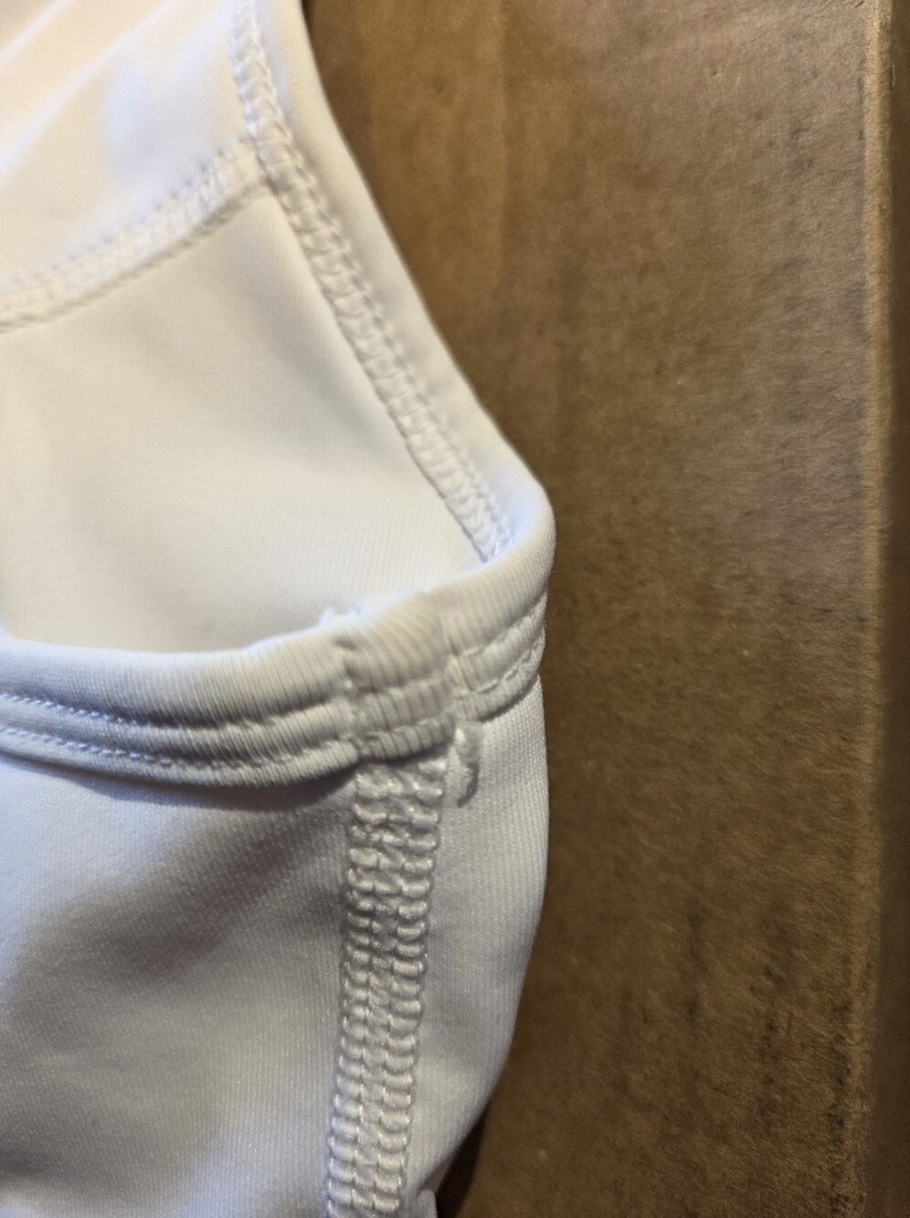 Fila White Front-Zip Racerback Sports Bra Sz Medium - Picture 5 of 6
